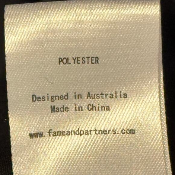 Fame and Partners Dakota Black Sweetheart Maxi Dress Size 12 - Picture 12 of 12